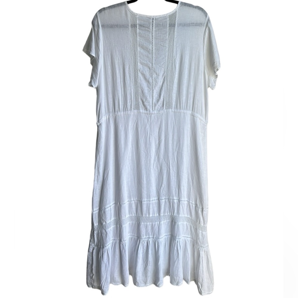 Rails  Kiki Midi Dress in White Lace Detail - Picture 5 of 16